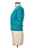 Caslon 100% Cotton Teal Cardigan Size XS - photo 5