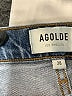 AGOLDE Hearts Blue Jeans Size 28 waist - photo 7