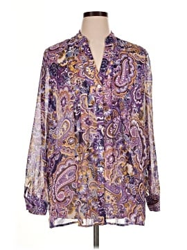 Susan Graver Long Sleeve Blouse (view 1)
