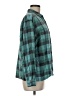 Assorted Brands 100% Cotton Plaid Teal Long Sleeve Button-Down Shirt Size M - photo 4