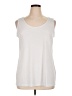 Susan Graver Ivory Sleeveless Top Size XL - photo 1
