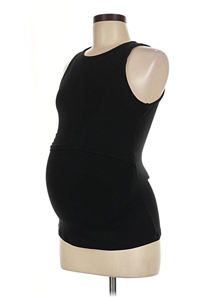 Pre-owned Kindred Bravely Tank Top Black Strapless Neckline Tops