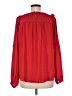 Ann Taylor LOFT 100% Polyester Red Long Sleeve Blouse Size M - photo 2