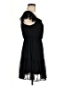 Rewind 100% Polyester Solid Black Casual Dress Size M - photo 4