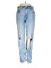 Zara Graphic Blue Jeans Size 6 - photo 1