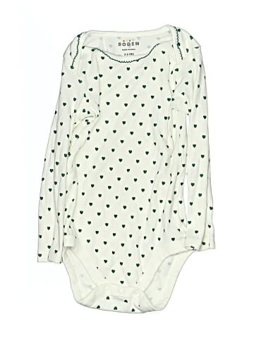 Baby Boden Long Sleeve Onesie (view 1)