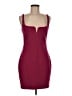 Likely Solid Burgundy Cocktail Dress Size 8 - photo 1