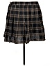 Shein Curve 100% Polyester Plaid Gray Casual Skirt Size 14 Plus (1) - photo 1