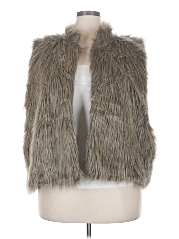 Love Faux Fur Vest (view 1)