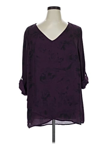 Apt. 9 3/4 Sleeve Blouse (view 1)