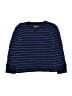 Crewcuts 100% Cotton Stripes Blue Long Sleeve Henley Size 4 - 5 - photo 1