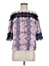 Iz Byer Purple 3/4 Sleeve Blouse Size M - photo 1