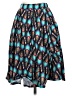 Lularoe Chevron-herringbone Teal Casual Skirt Size XS - photo 2
