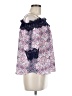 Iz Byer Purple 3/4 Sleeve Blouse Size M - photo 4
