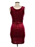 Unbranded 100% Polyester Burgundy Cocktail Dress Size M - photo 2