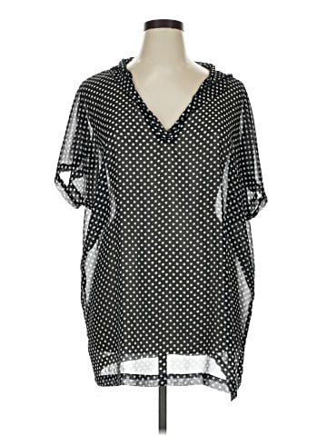 Jones New York Short Sleeve Blouse (view 1)