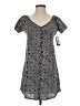 Volcom 100% Cotton Paisley Gray Casual Dress Size 4 - 6 - photo 1