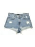 BDG Blue Denim Shorts Size 27 waist - photo 1