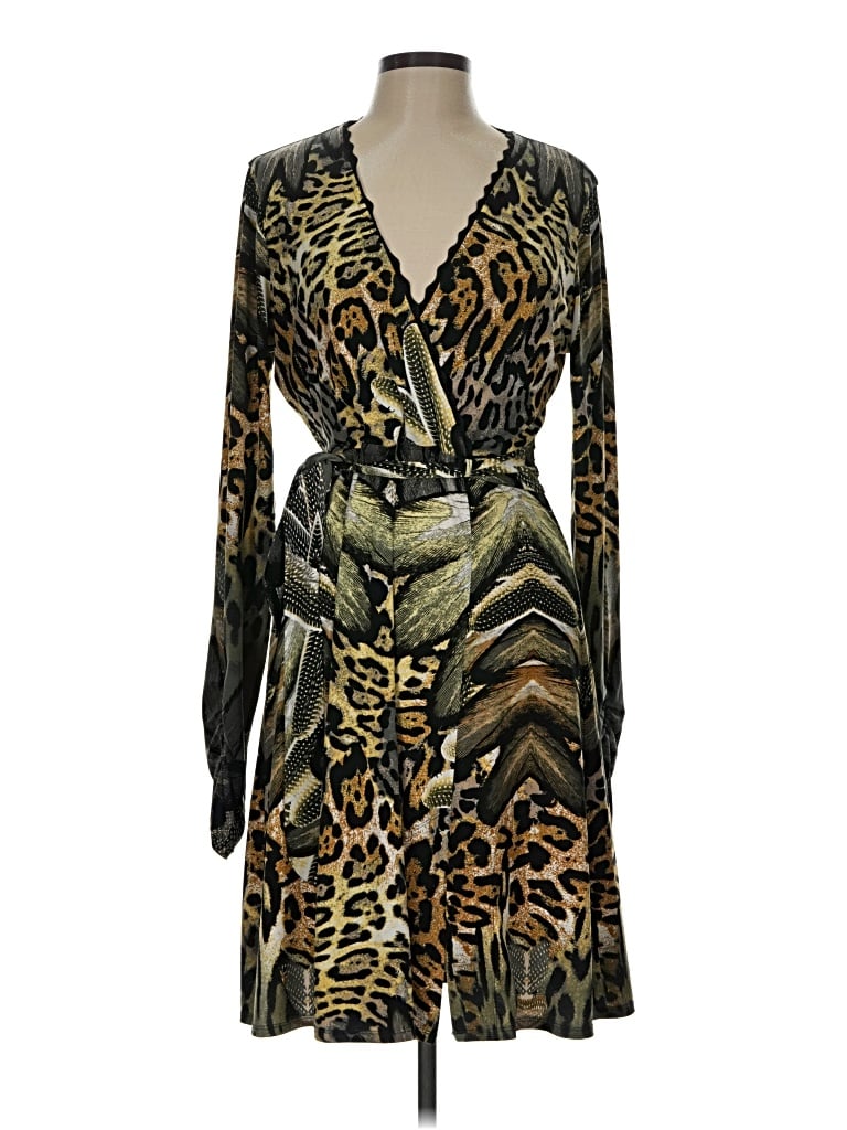 Pre-owned Hale Bob Cocktail Dress In Green