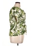 CeCe Tropical Green Short Sleeve Blouse Size XL - photo 4