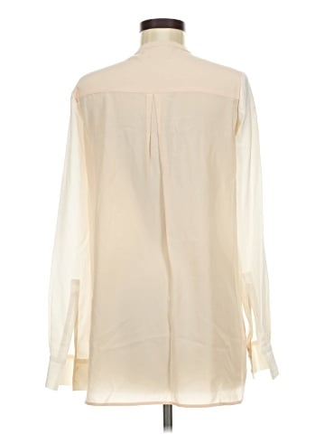 Vince. Long Sleeve Silk Top (view 2)