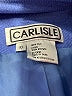 Carlisle 100% Silk Blue Silk Blazer Size 10 - photo 6