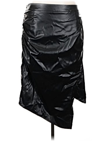 Cider Faux Leather Skirt (view 1)