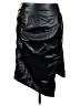 Cider Black Faux Leather Skirt Size XL - photo 1