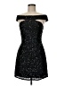 Scala 100% Silk Stars Black Cocktail Dress Size 6 - photo 1