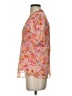 Hale Bob 100% Viscose Floral Pink Short Sleeve Blouse Size XS - photo 5