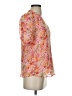 Hale Bob 100% Viscose Floral Pink Short Sleeve Blouse Size XS - photo 4