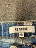 RE/DONE Hearts Blue Jeans Size 24 waist - photo 4