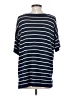 Moth Stripes Blue Short Sleeve T-Shirt Size S - photo 2