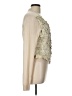Tory Burch 100% Wool Ivory Wool Cardigan Size L - photo 4