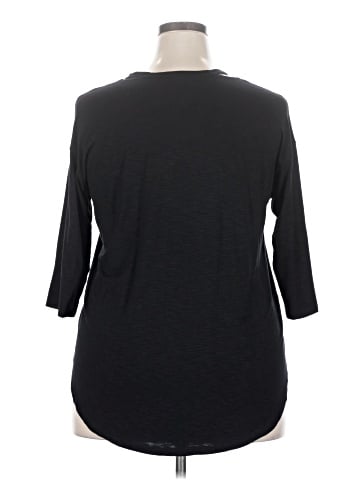 Matty M 3/4 Sleeve Top (view 2)