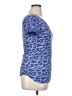 rue21 100% Cotton Blue Short Sleeve Top Size XL - photo 4