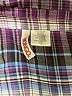 Bongo Plaid Purple 3/4 Sleeve Blouse Size L - photo 7