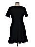 2 Hearts Solid Black Casual Dress Size L - photo 1