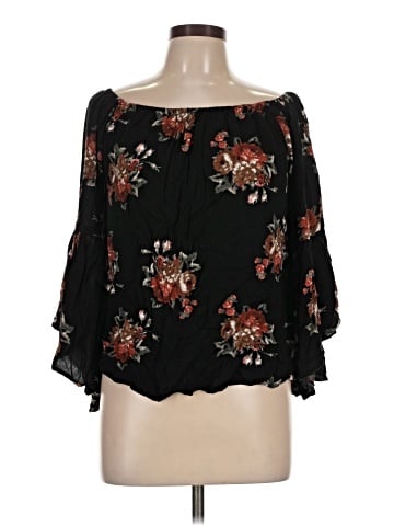 On The Road... 3/4 Sleeve Blouse (view 1)
