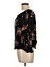 On The Road... 100% Rayon Black 3/4 Sleeve Blouse Size L - photo 5