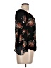 On The Road... 100% Rayon Black 3/4 Sleeve Blouse Size L - photo 4