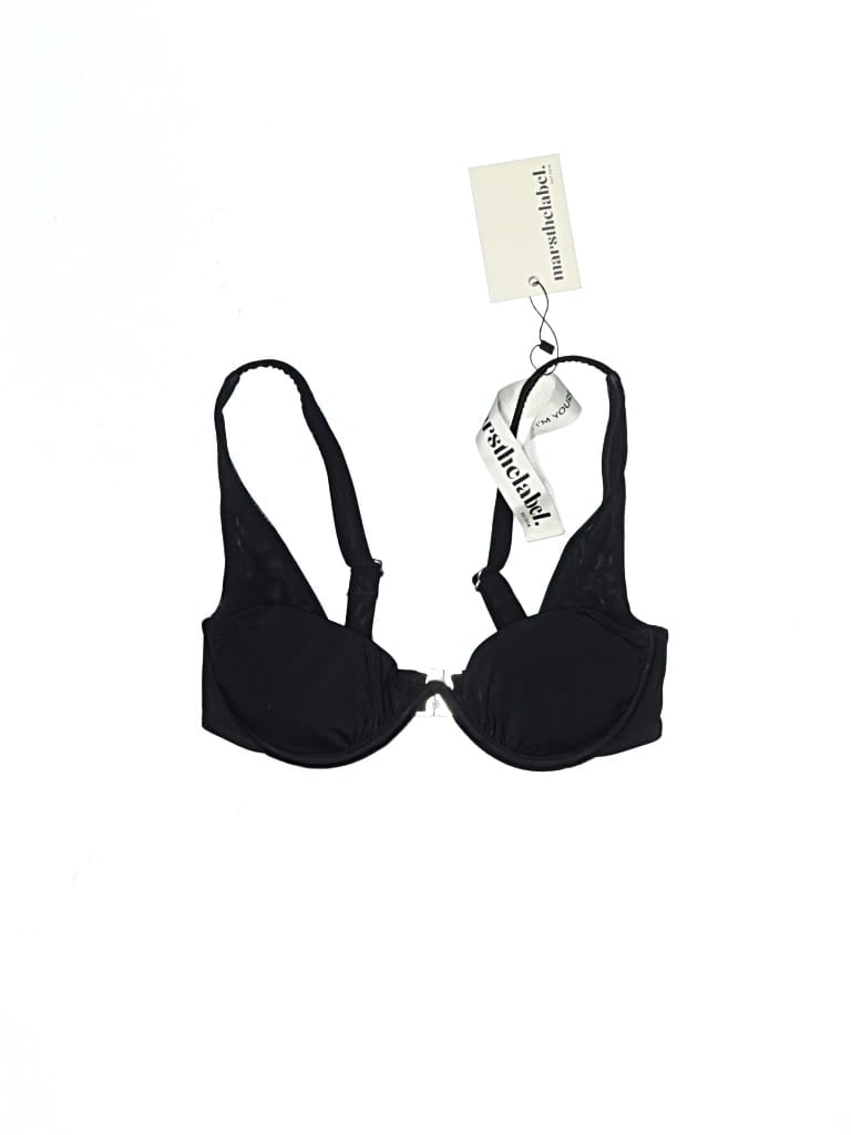 Mars The Label Swimsuit Top Black Swimwear