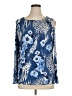 Simonton Says Blue Long Sleeve Blouse Size XL - photo 1