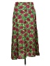 Halogen 100% Rayon Floral Green Casual Skirt Size M - photo 1