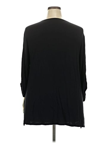 Rose + Olive 3/4 Sleeve Blouse (view 2)