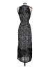 Gottex 100% Polyester Paisley Black Cocktail Dress Size S - photo 2