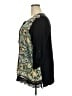 Rose + Olive Black 3/4 Sleeve Blouse Size 2X - photo 5