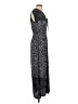 Gottex 100% Polyester Paisley Black Cocktail Dress Size S - photo 4