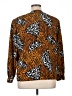 Jordan 100% Polyester Animal Print Orange Long Sleeve Blouse Size 14 - photo 2
