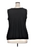 IMAN Black Sleeveless T-Shirt Size 2X - photo 2